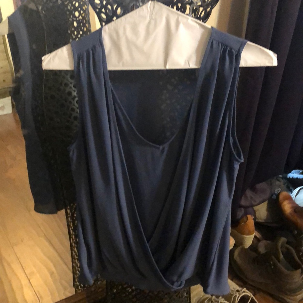 Smoky Blue Blouse